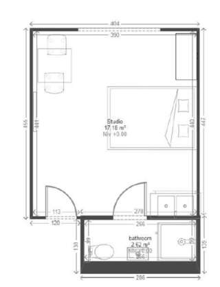 Апартаменты Ajax Apartment Copernicus Center Варшава Апартаменты-студио-11